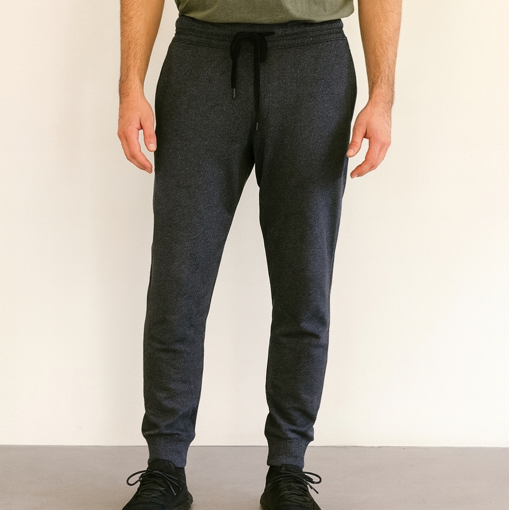 Lululemon Men's Heather Grey Joggers Sweatpants
